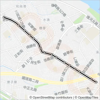 925厚德派出所 Bus Line Map
