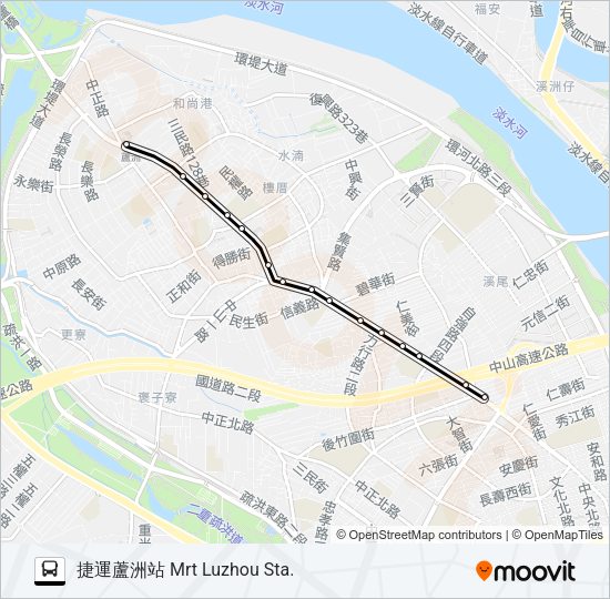 925厚德派出所 Bus Line Map