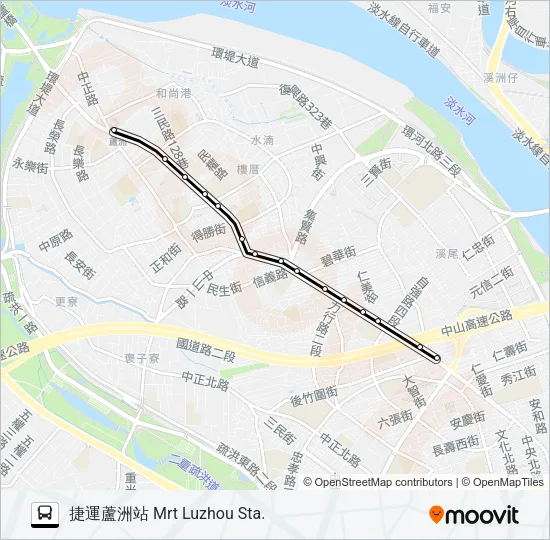 925厚德派出所 Bus Line Map