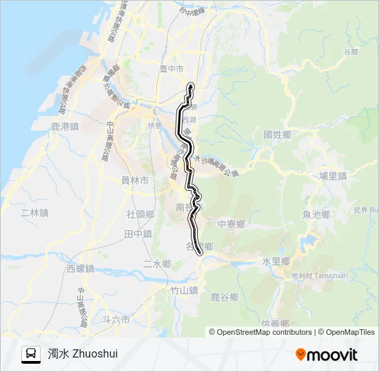 巴士6333F的線路圖