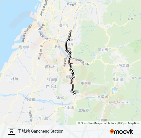 巴士6333F的線路圖