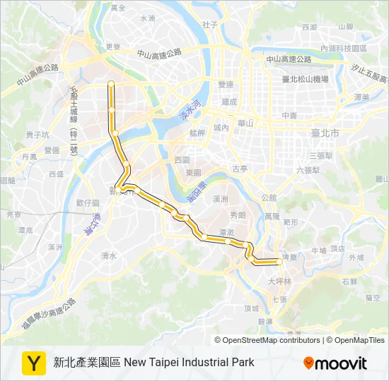地鐵環狀線的線路圖