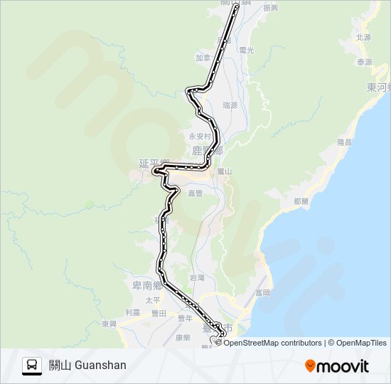 8167B bus Line Map