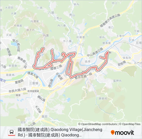 F913 Bus Line Map