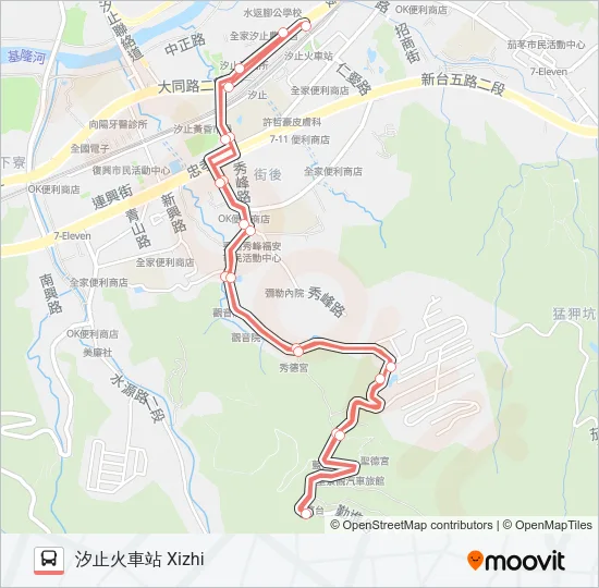 巴士F911的線路圖