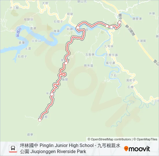 F723去 Bus Line Map