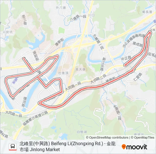 F915 Bus Line Map