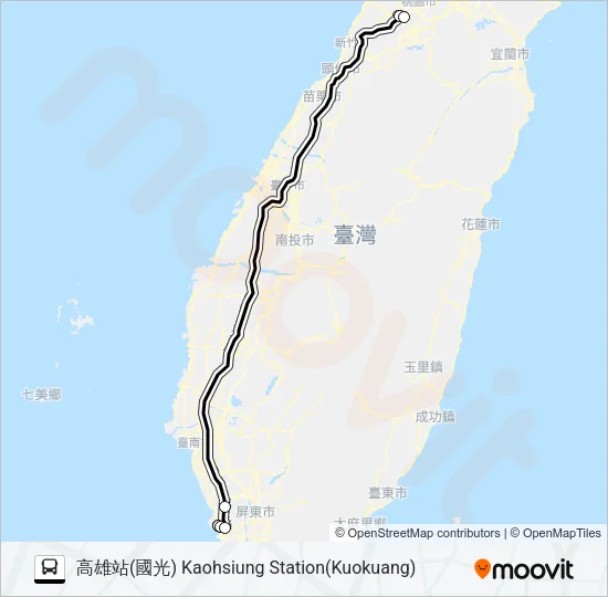1862B Bus Line Map