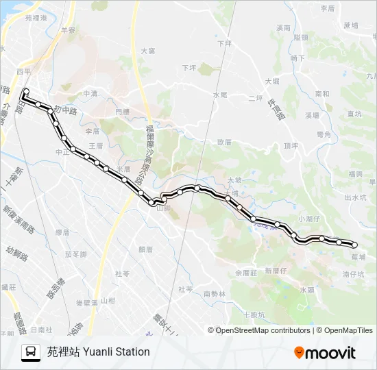 5819 Bus Line Map