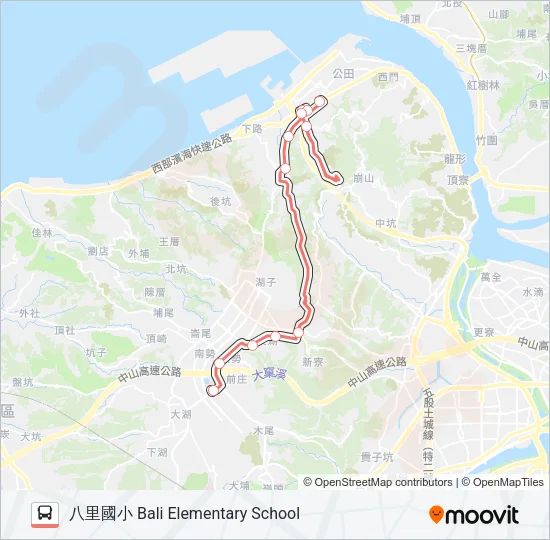 F126經里中去 Bus Line Map