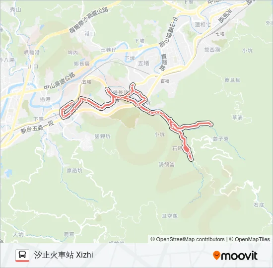 巴士F905的線路圖