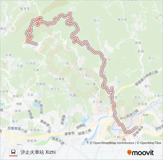 巴士F910的線路圖