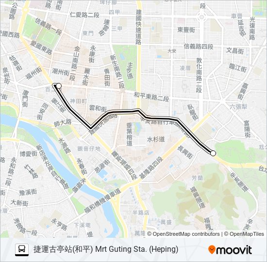 懷恩專車S34 bus Line Map