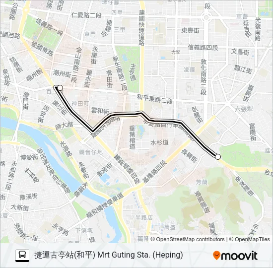 懷恩專車S34 Bus Line Map