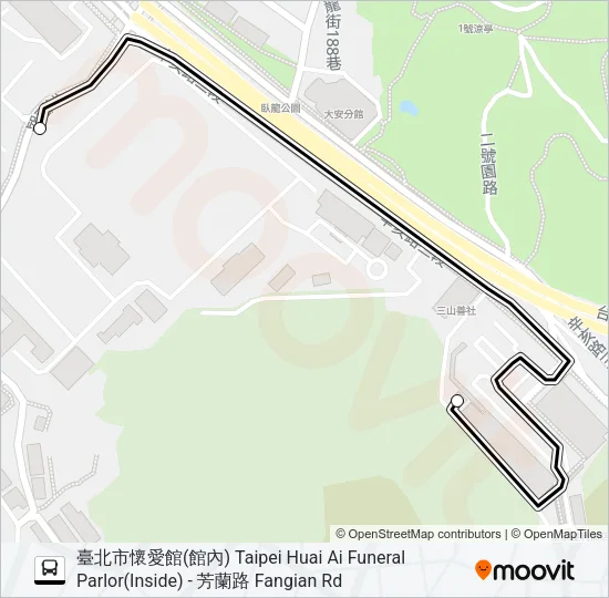 懷恩專車S35 Bus Line Map