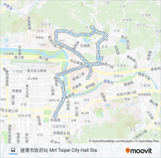 巴士藍27的線路圖
