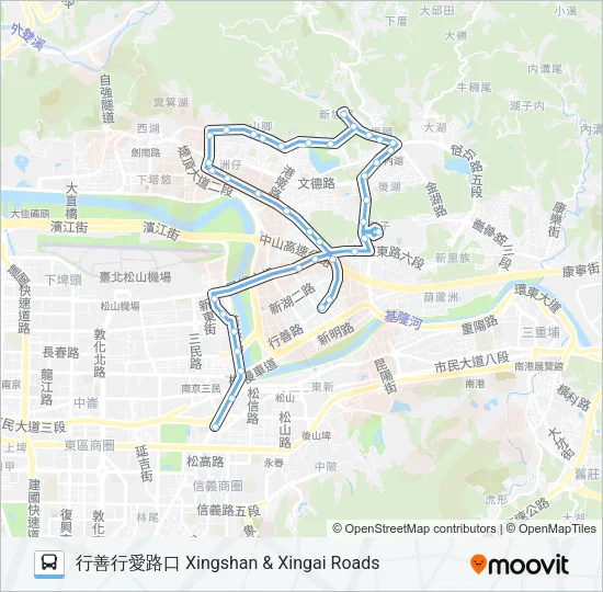 藍27 Bus Line Map