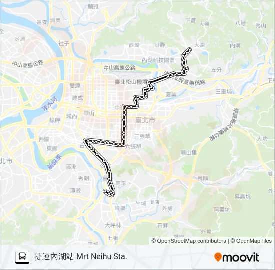 278 Bus Line Map