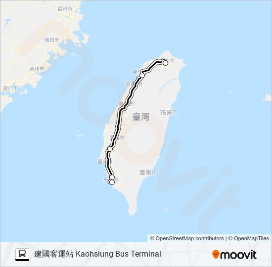 7513B bus Line Map