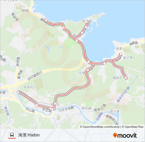 F806龍安宮 Bus Line Map