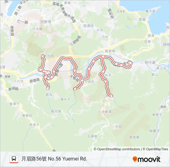 巴士F803區民廣場的線路圖