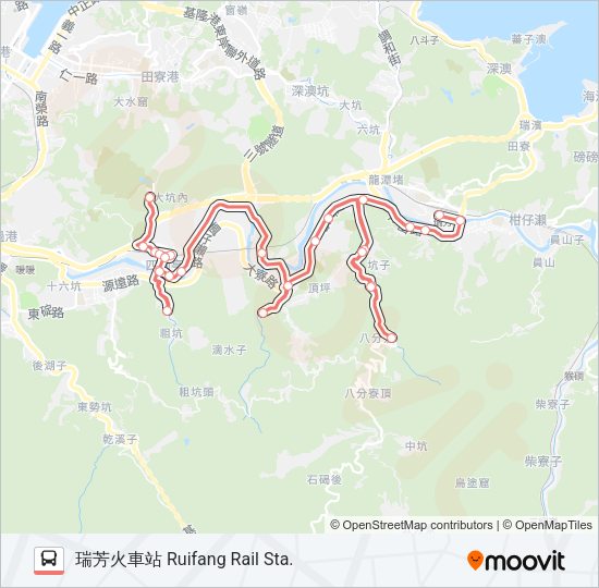 F803區民廣場 Bus Line Map