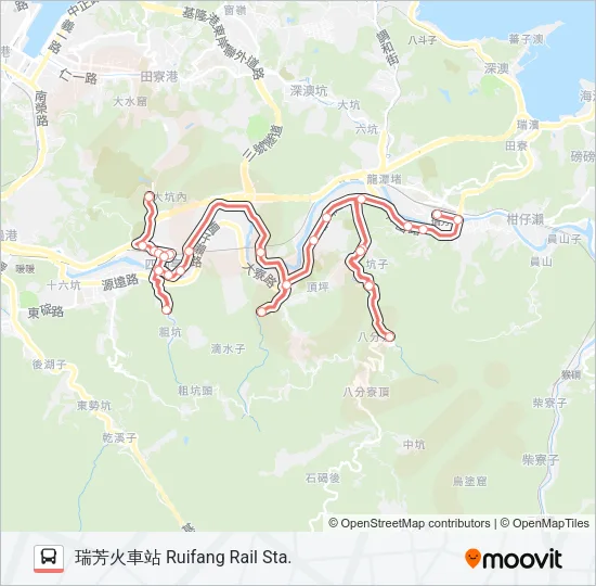 巴士F803區民廣場的線路圖