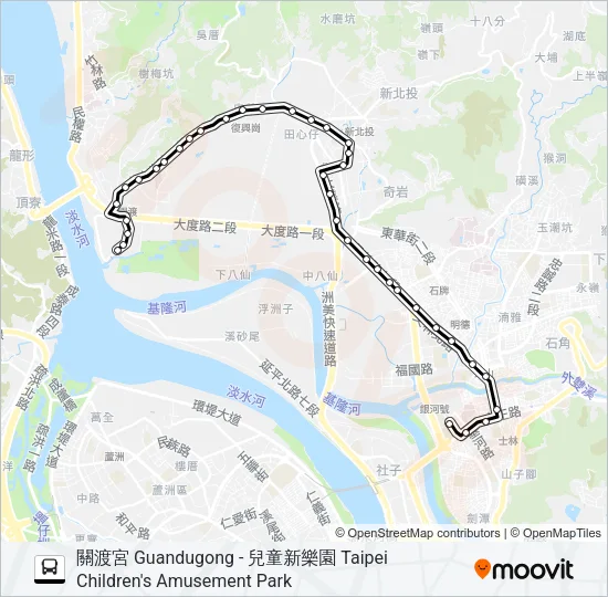 302區 Bus Line Map