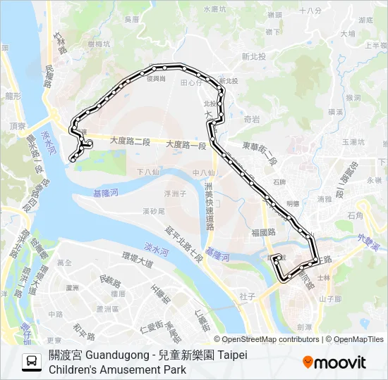 302區 Bus Line Map