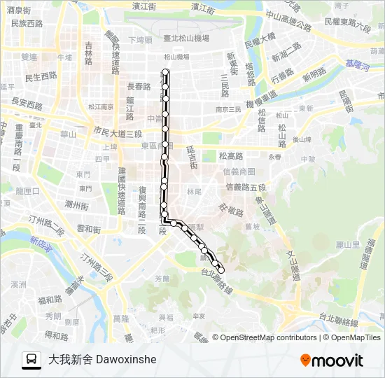 902區 Bus Line Map
