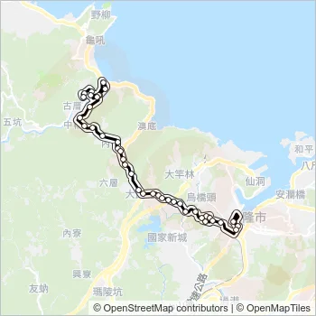 789區基隆轉運站 Bus Line Map