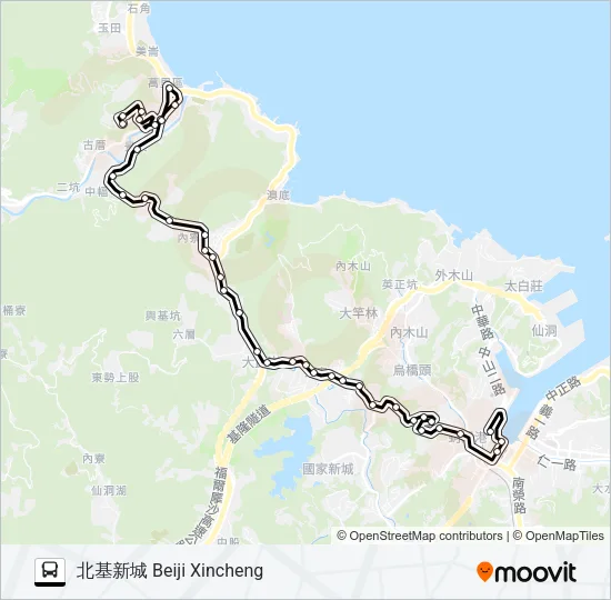 789區基隆轉運站 Bus Line Map