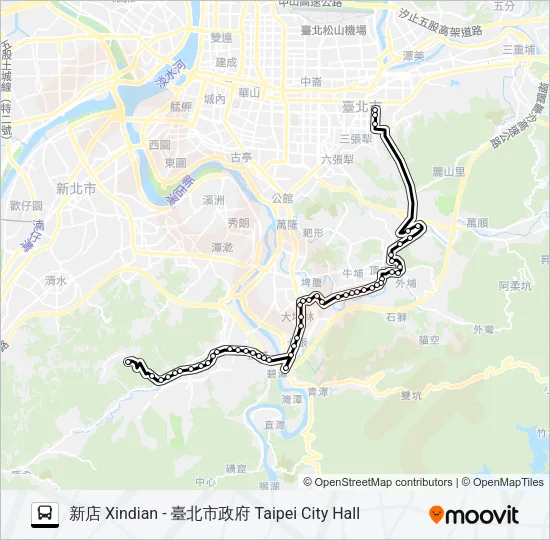 南環幹線調度站發車 Bus Line Map
