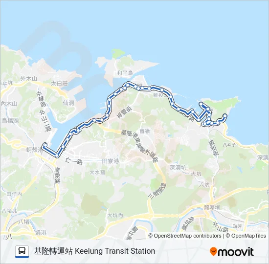 108 Bus Line Map