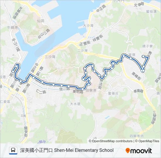 204 Bus Line Map