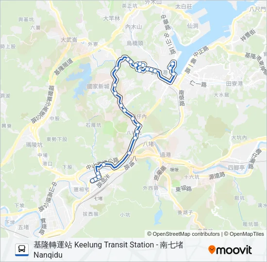 503 Bus Line Map