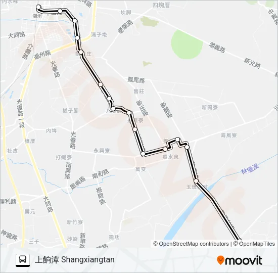 8211A Bus Line Map