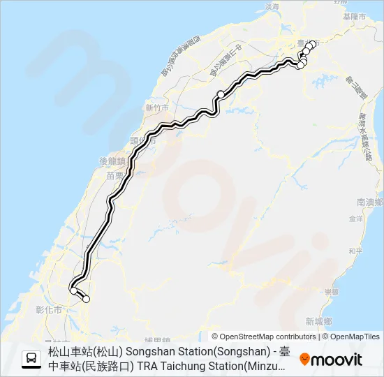 9012 Bus Line Map