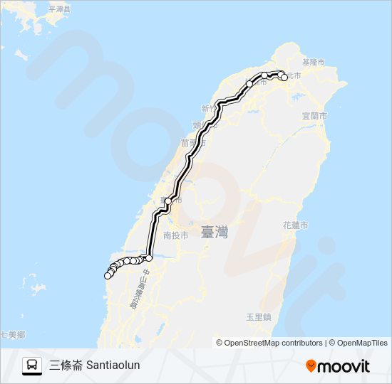 1637 Bus Line Map