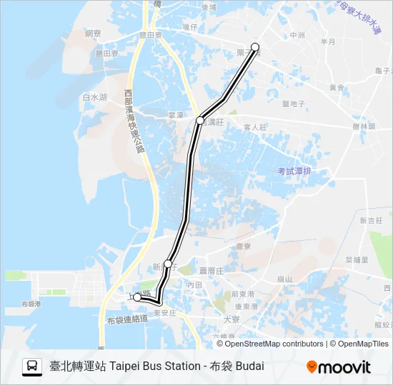 1639 Bus Line Map