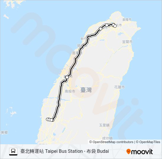 1639 Bus Line Map