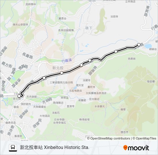 小39 Bus Line Map