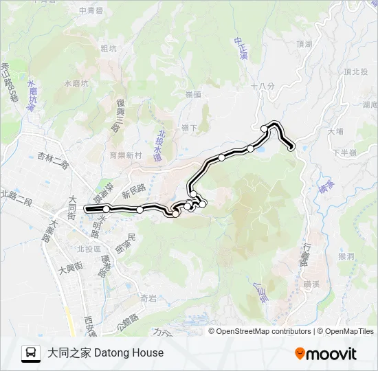小39 Bus Line Map