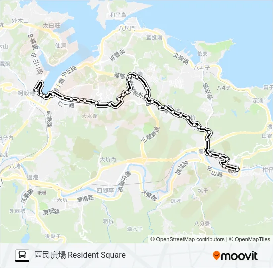 788區基隆轉運站 Bus Line Map