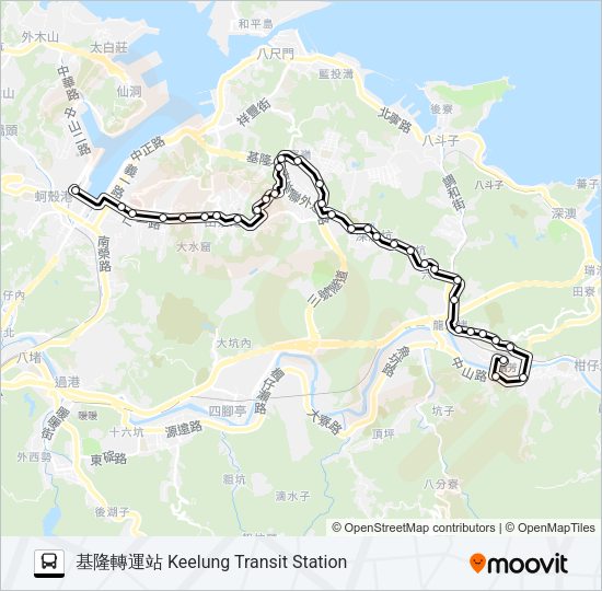 788區基隆轉運站 Bus Line Map