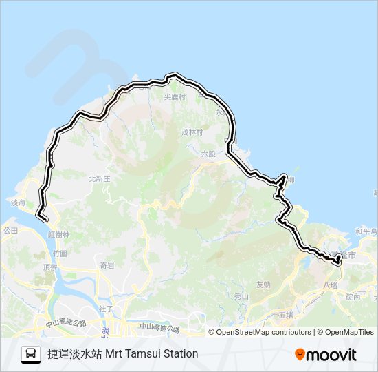 862基隆轉運站 Bus Line Map