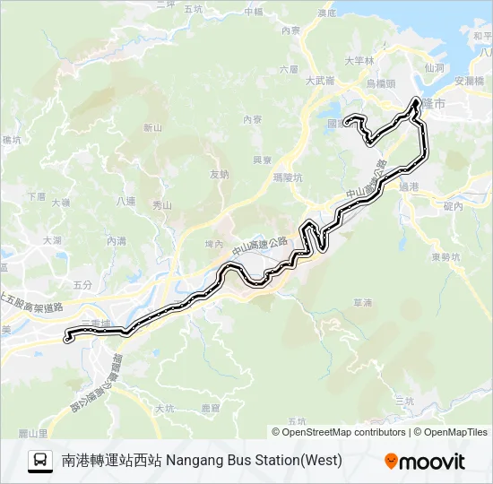 1032 Bus Line Map