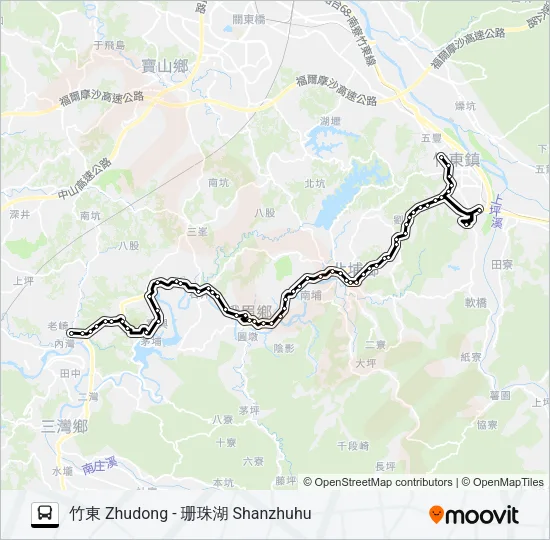 5609A Bus Line Map