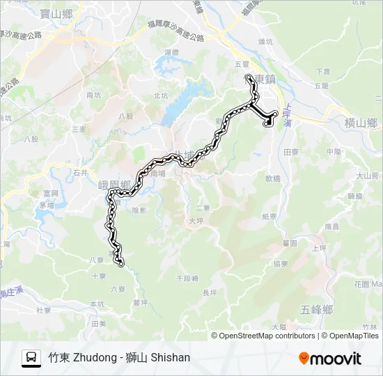 5626A Bus Line Map