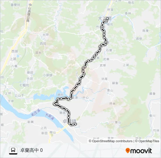 5655 Bus Line Map